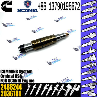 Common Rail Fuel Injector 2488244 574232 574422 2036181 2872405 1846348 4984854 for Scania DC09 DC13 DC16 Cummins