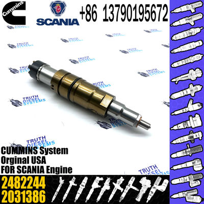 Common rail injector fuel injecto 2482244 2031386 2488244 2036181 for ISZ13 Excavator DC09 DC16 DC13