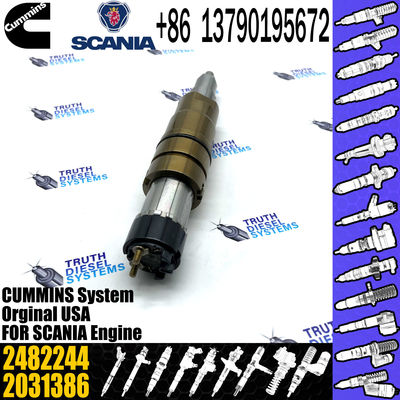Common rail injector fuel injecto 2482244 2031386 2488244 2036181 for ISZ13 Excavator DC09 DC16 DC13
