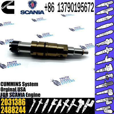 Common rail injector fuel injecto 2482244 2031386 2488244 2036181 for ISZ13 Excavator DC09 DC16 DC13