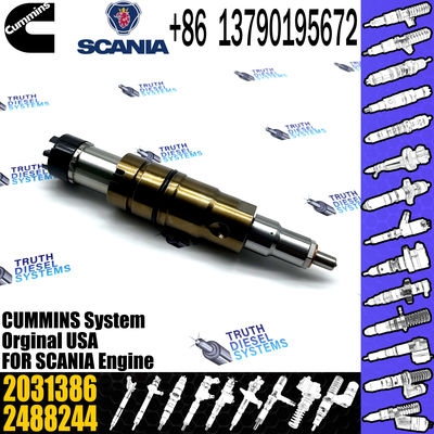 Common rail injector fuel injecto 2482244 2031386 2488244 2036181 for ISZ13 Excavator DC09 DC16 DC13