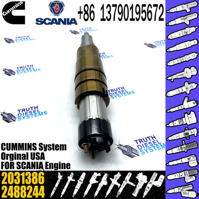 Common rail injector fuel injecto 2482244 2031386 2488244 2036181 for ISZ13 Excavator DC09 DC16 DC13