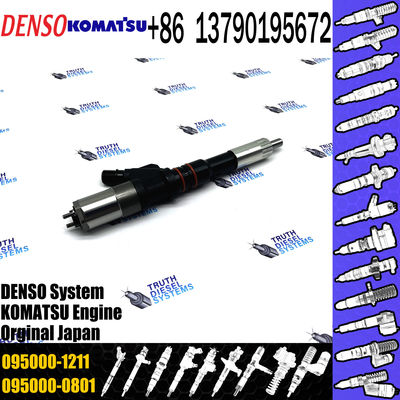 diesel injector nozzle 095000-1211 6156-11-3300 injector for Komatsu Excavator SA60125E PC400-7 common rail injector 095