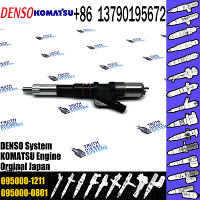 diesel injector nozzle 095000-1211 6156-11-3300 injector for Komatsu Excavator SA60125E PC400-7 common rail injector 095