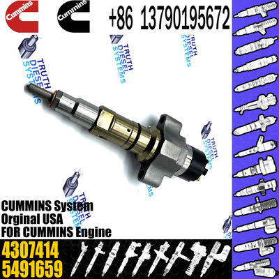 Common Rail Injector Fuel Injector 5491659 4327072 4359204 4307414 For QSL Excavator QSL9.3 ISCE Engine 6L