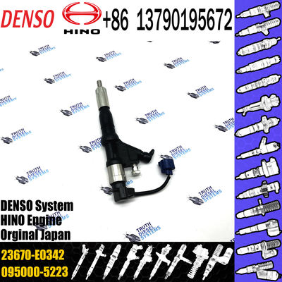 New Diesel Common Rail Fuel Injector 095000-5225 23670-E0341 095000-5226 23670-E0342 For HI-NO E13C Engine