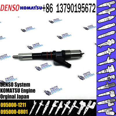 diesel injector nozzle 095000-1211 6156-11-3300 injector for Komatsu Excavator SA60125E PC400-7 common rail injector 095