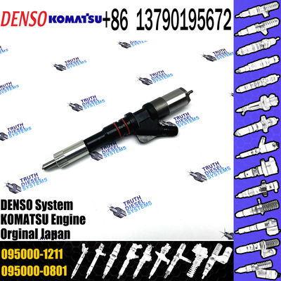 diesel injector nozzle 095000-1211 6156-11-3300 injector for Komatsu Excavator SA60125E PC400-7 common rail injector 095
