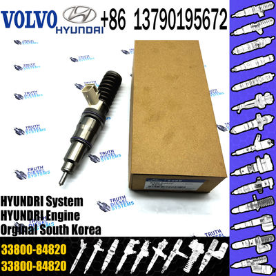 Diesel Injector 33800 84820, 33800-84820, 3380084820, 21306407 BEBE4D19002 for Hyundai D6CC engine