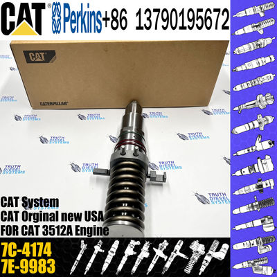 Fuel injector fuel common rail injector 7C-4174 111-3718 0R-0906 7E-3382 7C-4173 9Y-1785 For C-A-T 3500A
