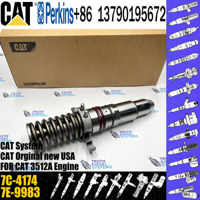 Fuel injector fuel common rail injector 7C-4174 111-3718 0R-0906 7E-3382 7C-4173 9Y-1785 For C-A-T 3500A
