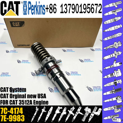 Fuel injector fuel common rail injector 7C-4174 111-3718 0R-0906 7E-3382 7C-4173 9Y-1785 For C-A-T 3500A