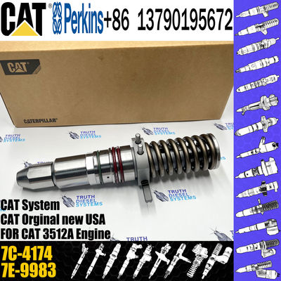 Fuel injector fuel common rail injector 7C-4174 111-3718 0R-0906 7E-3382 7C-4173 9Y-1785 For C-A-T 3500A