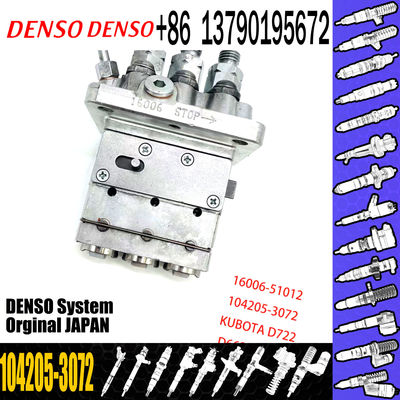 Diesel engien system parts 16006-51010 16006-51012 104205-3072 104205-3071 104205-3070 Fuel Injection Pump for Kubo