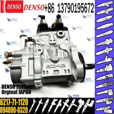 Original D155 D155AX-6 Engine SA6D140E Fuel Pump Assy,Denso injector pump:094000-0322,6217-71-1120, 6217-71-1121,6217-71