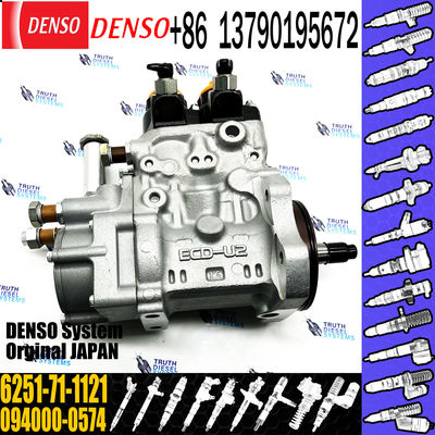 Excavator Parts 6D125 Engine Diesel Fuel Injection Pump 094000-0574 6251-71-1120 6251-71-1121