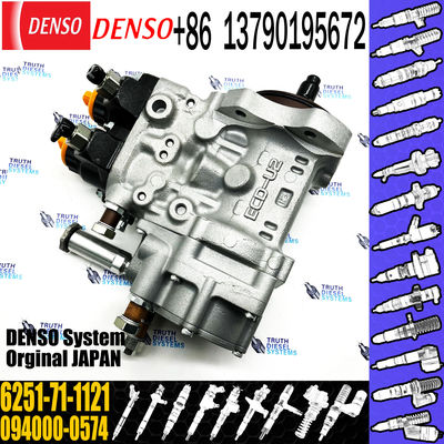 Excavator Parts 6D125 Engine Diesel Fuel Injection Pump 094000-0574 6251-71-1120 6251-71-1121