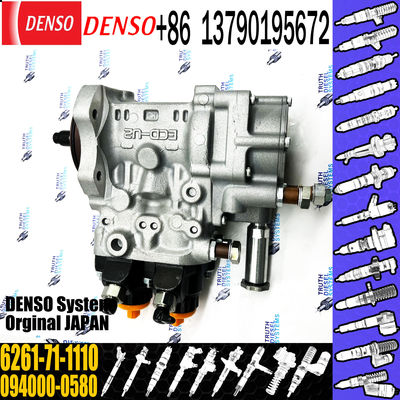 6D140 Diesel fuel injection pump 094000-0582 6261-71-1111 6261-71-1110 for Komatsu Excavator PC800-7 engine parts