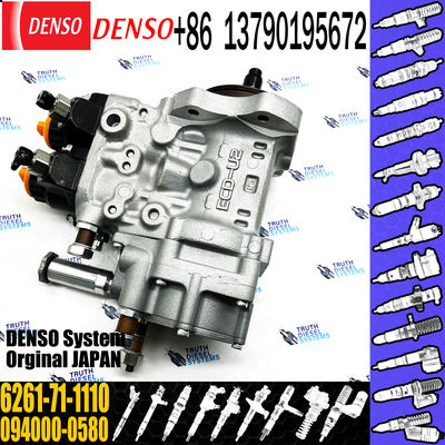 6D140 Diesel fuel injection pump 094000-0582 6261-71-1111 6261-71-1110 for Komatsu Excavator PC800-7 engine parts