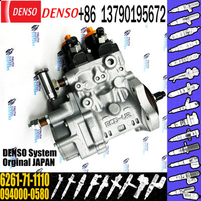 6D140 Diesel fuel injection pump 094000-0582 6261-71-1111 6261-71-1110 for Komatsu Excavator PC800-7 engine parts