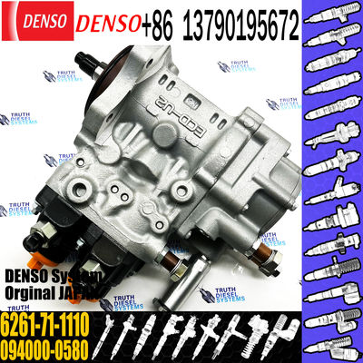 6D140 Diesel fuel injection pump 094000-0582 6261-71-1111 6261-71-1110 for Komatsu Excavator PC800-7 engine parts