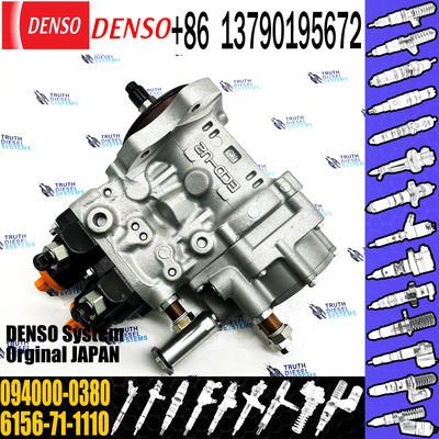HP0 Pump 6156-71-1112 Diesel Fuel Injection Pump 094000-0380 for Komatsu SAA6D125E-3
