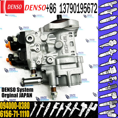 HP0 Pump 6156-71-1112 Diesel Fuel Injection Pump 094000-0380 for Komatsu SAA6D125E-3