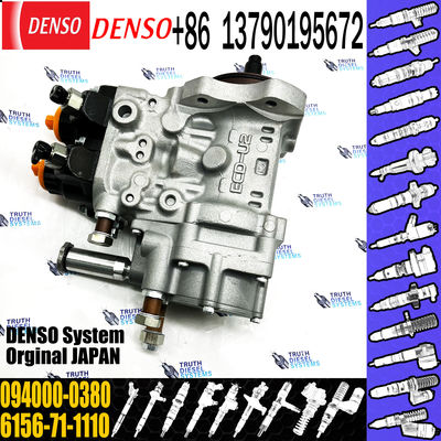 HP0 Pump 6156-71-1112 Diesel Fuel Injection Pump 094000-0380 for Komatsu SAA6D125E-3