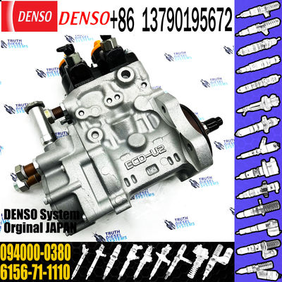 HP0 Pump 6156-71-1112 Diesel Fuel Injection Pump 094000-0380 for Komatsu SAA6D125E-3
