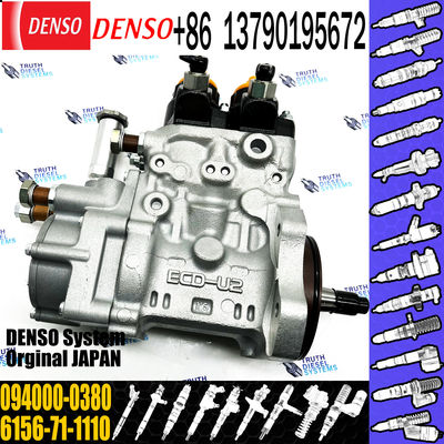 HP0 Pump 6156-71-1112 Diesel Fuel Injection Pump 094000-0380 for Komatsu SAA6D125E-3