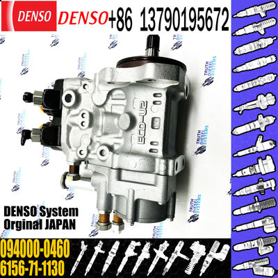 PC450-7 Excavator Fuel Pump 6D125 Genuine High Pressure Fuel Pump 094000-0463 6156-71-1132 094000-0461 6156-71-1130 0940