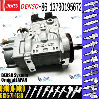 PC450-7 Excavator Fuel Pump 6D125 Genuine High Pressure Fuel Pump 094000-0463 6156-71-1132 094000-0461 6156-71-1130 0940
