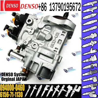PC450-7 Excavator Fuel Pump 6D125 Genuine High Pressure Fuel Pump 094000-0463 6156-71-1132 094000-0461 6156-71-1130 0940