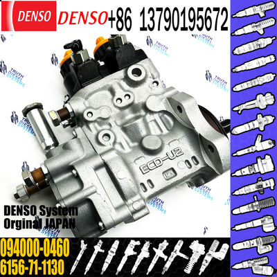 PC450-7 Excavator Fuel Pump 6D125 Genuine High Pressure Fuel Pump 094000-0463 6156-71-1132 094000-0461 6156-71-1130 0940
