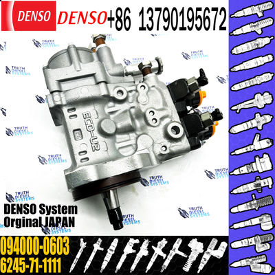 Fuel Pump 6245-71-1111 094000-0603 for Excavator PC1250-8 Wheelloader Wa600-6 Engine SAA6d170e-5