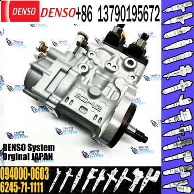 Fuel Pump 6245-71-1111 094000-0603 for Excavator PC1250-8 Wheelloader Wa600-6 Engine SAA6d170e-5