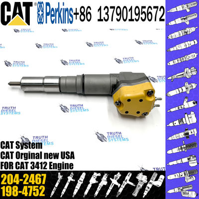 Common Rail Fuel Injector 198-7912 204-2467 222-5966 10R-0781 Engine Parts For C-A-T Caterpillar 3412