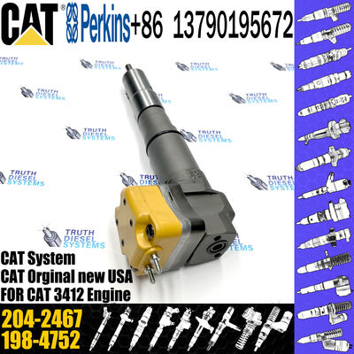 Common Rail Fuel Injector 198-7912 204-2467 222-5966 10R-0781 Engine Parts For C-A-T Caterpillar 3412