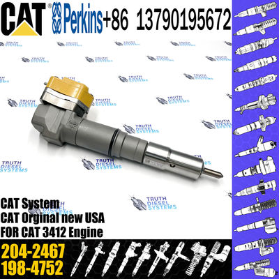 Common Rail Fuel Injector 198-7912 204-2467 222-5966 10R-0781 Engine Parts For C-A-T Caterpillar 3412