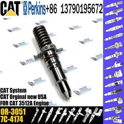3512A Diesel Common Rail Fuel Injector 4P-9075 0R-3051 7C-4174 7E-3384 7C-9577 7E-8836 7E-3382 For Caterpillar