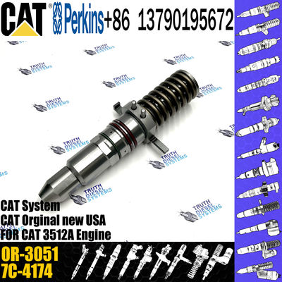 3512A Diesel Common Rail Fuel Injector 4P-9075 0R-3051 7C-4174 7E-3384 7C-9577 7E-8836 7E-3382 For Caterpillar