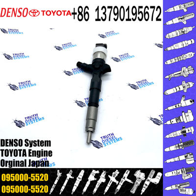 High Quality diesel fuel injector 095000-5520 For TOYOTA HILUX 2KD-FTV 23670-0L010
