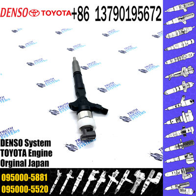 095000-5880 100% high quality new common rail injector 23670-30050,23670-39095,23670-39096,095000-5881 for 2KD-FTV