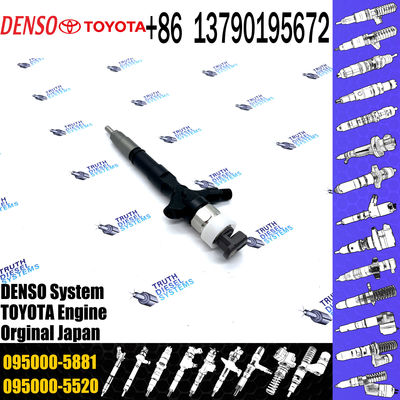 095000-5880 100% high quality new common rail injector 23670-30050,23670-39095,23670-39096,095000-5881 for 2KD-FTV