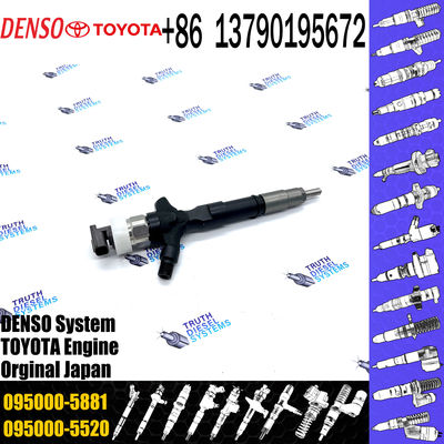 095000-5880 100% high quality new common rail injector 23670-30050,23670-39095,23670-39096,095000-5881 for 2KD-FTV