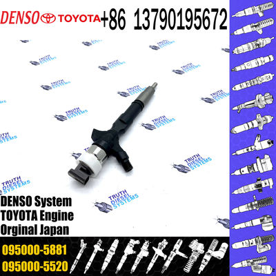 095000-5880 100% high quality new common rail injector 23670-30050,23670-39095,23670-39096,095000-5881 for 2KD-FTV