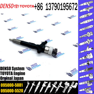 095000-5880 100% high quality new common rail injector 23670-30050,23670-39095,23670-39096,095000-5881 for 2KD-FTV