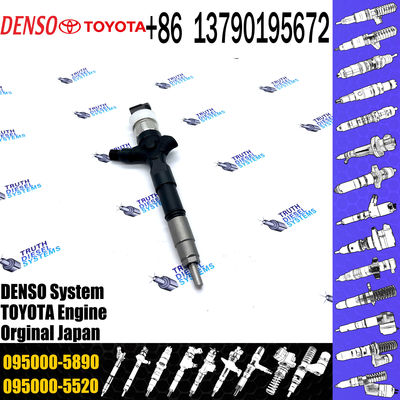 1KD-FTV Common Rail Fuel Nozzle Injector 095000-6180 095000-5890 For TOYOTA 23670-30080