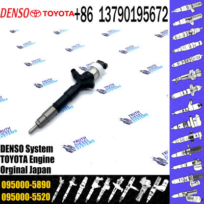 1KD-FTV Common Rail Fuel Nozzle Injector 095000-6180 095000-5890 For TOYOTA 23670-30080