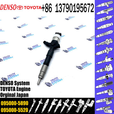 1KD-FTV Common Rail Fuel Nozzle Injector 095000-6180 095000-5890 For TOYOTA 23670-30080